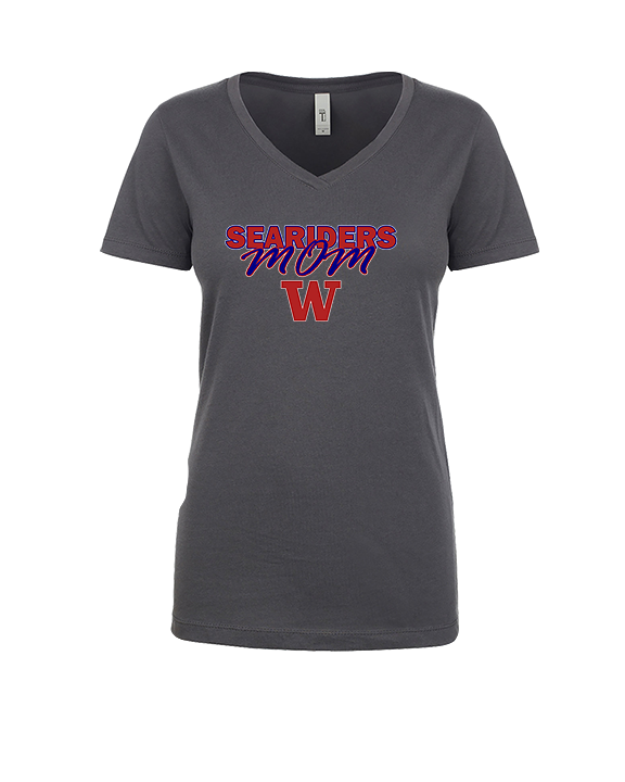 Waianae HS Football Mom - Womens Vneck