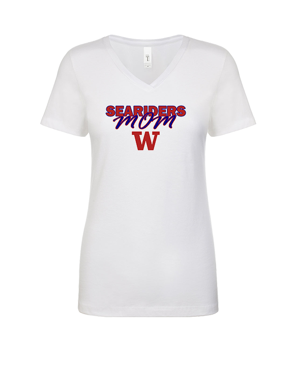 Waianae HS Football Mom - Womens Vneck