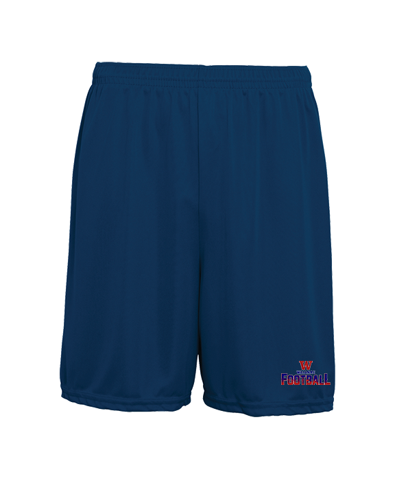 Waianae HS Football Splatter - Mens 7inch Training Shorts