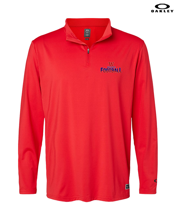 Waianae HS Football Splatter - Mens Oakley Quarter Zip