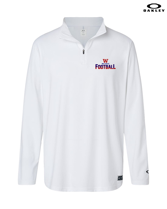 Waianae HS Football Splatter - Mens Oakley Quarter Zip