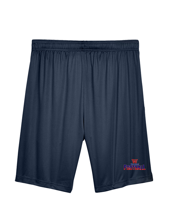 Waianae HS Football Splatter - Mens Training Shorts with Pockets