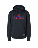 Waianae HS Football Splatter - Oakley Performance Hoodie