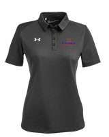 Waianae HS Football Splatter - Under Armour Ladies Tech Polo