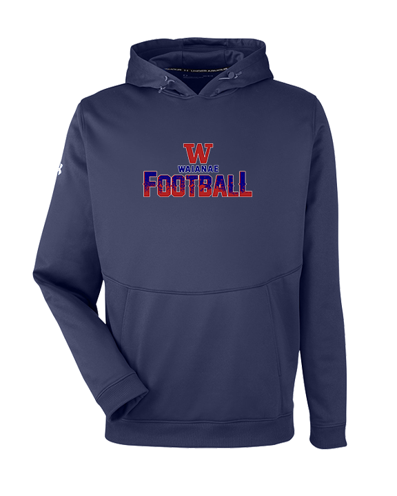 Waianae HS Football Splatter - Under Armour Mens Storm Fleece