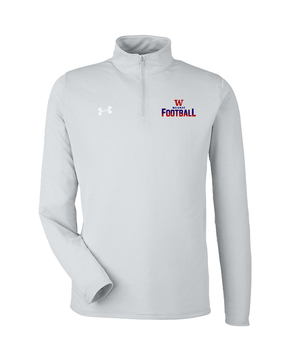 Waianae HS Football Splatter - Under Armour Mens Tech Quarter Zip