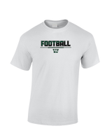 Walther Christian Academy Football Cut - Cotton T-Shirt