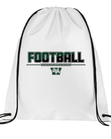 Walther Christian Academy Football Cut - Drawstring Bag