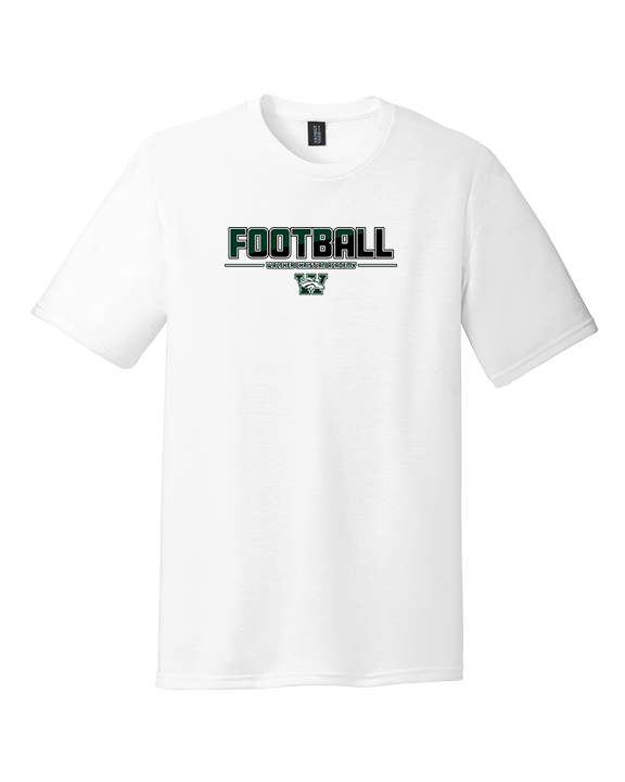 Walther Christian Academy Football Cut - Tri-Blend Shirt