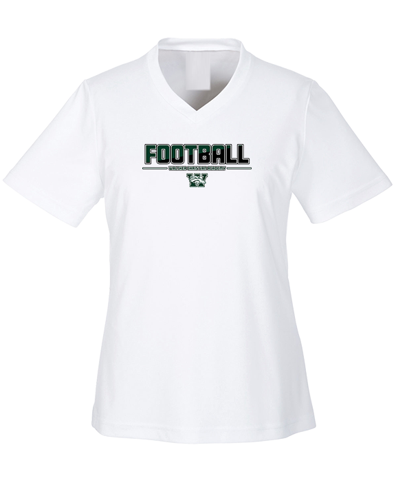 Walther Christian Academy Football Cut - Womens Performance Shirt