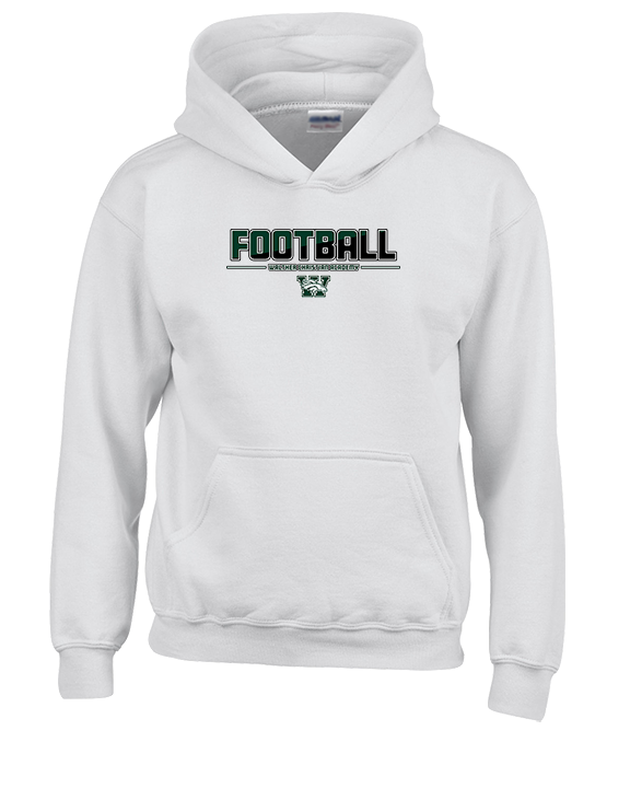 Walther Christian Academy Football Cut - Youth Hoodie