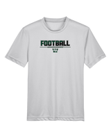 Walther Christian Academy Football Cut - Youth Performance Shirt