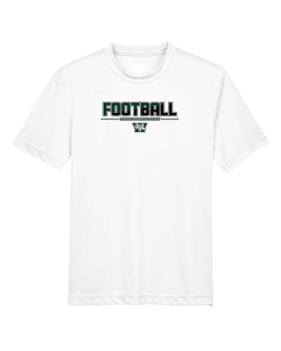 Walther Christian Academy Football Cut - Youth Performance Shirt