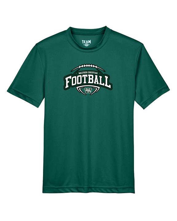 Walther Christian Academy Football Toss - Youth Performance Shirt