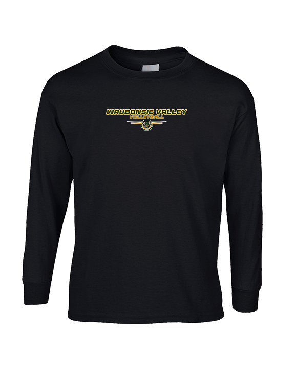 Waubonsie Valley HS Boys Volleyball Design - Cotton Longsleeve