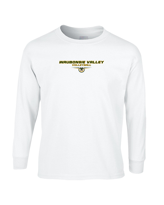 Waubonsie Valley HS Boys Volleyball Design - Cotton Longsleeve