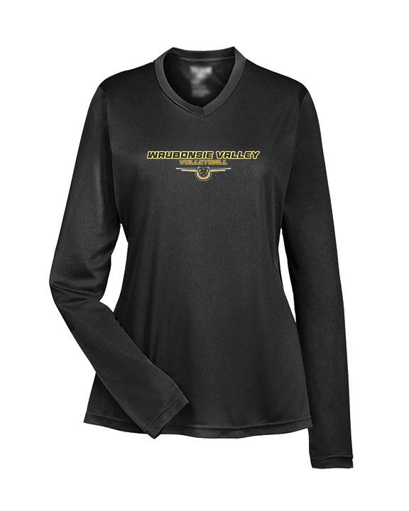 Waubonsie Valley HS Boys Volleyball Design - Womens Performance Longsleeve