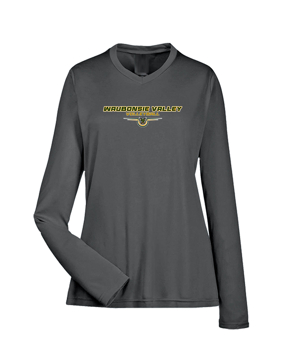 Waubonsie Valley HS Boys Volleyball Design - Womens Performance Longsleeve