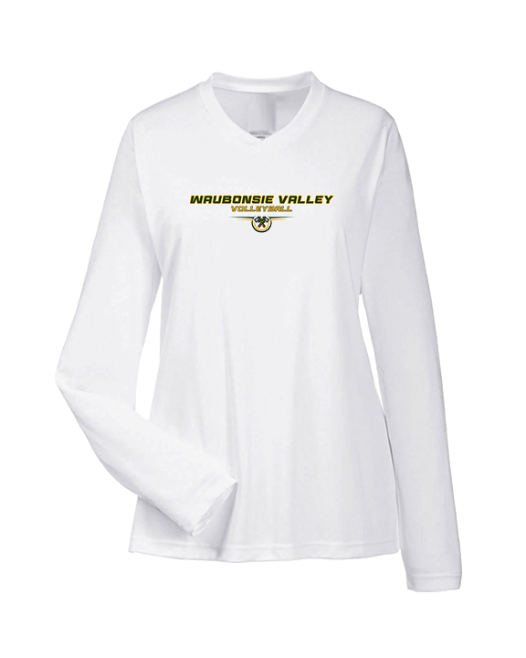 Waubonsie Valley HS Boys Volleyball Design - Womens Performance Longsleeve