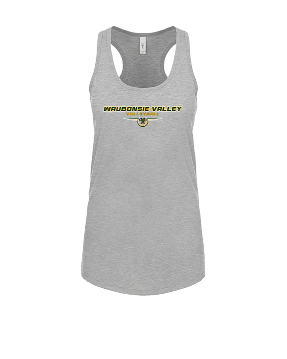 Waubonsie Valley HS Boys Volleyball Design - Womens Tank Top