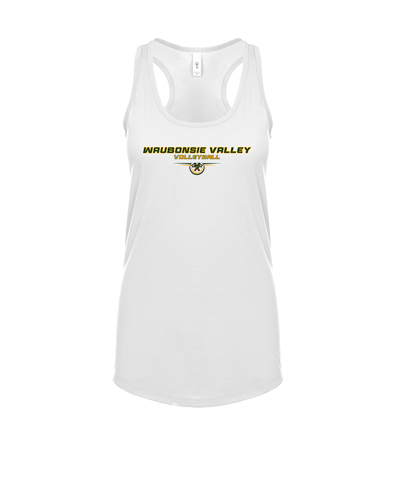 Waubonsie Valley HS Boys Volleyball Design - Womens Tank Top