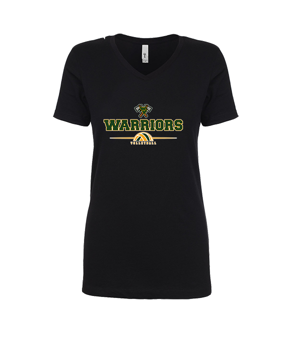 Waubonsie Valley HS Boys Volleyball Half Vball - Womens Vneck