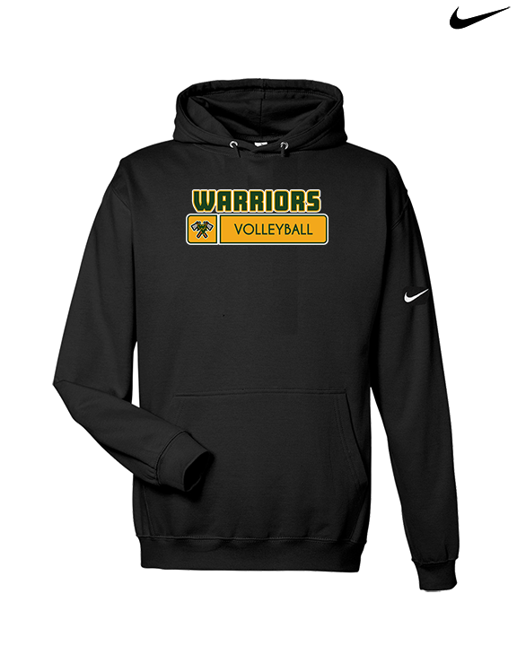 Waubonsie Valley HS Boys Volleyball Pennant - Nike Club Fleece Hoodie