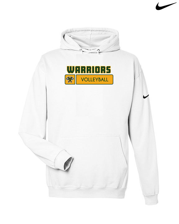 Waubonsie Valley HS Boys Volleyball Pennant - Nike Club Fleece Hoodie