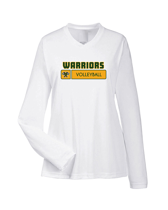 Waubonsie Valley HS Boys Volleyball Pennant - Womens Performance Longsleeve