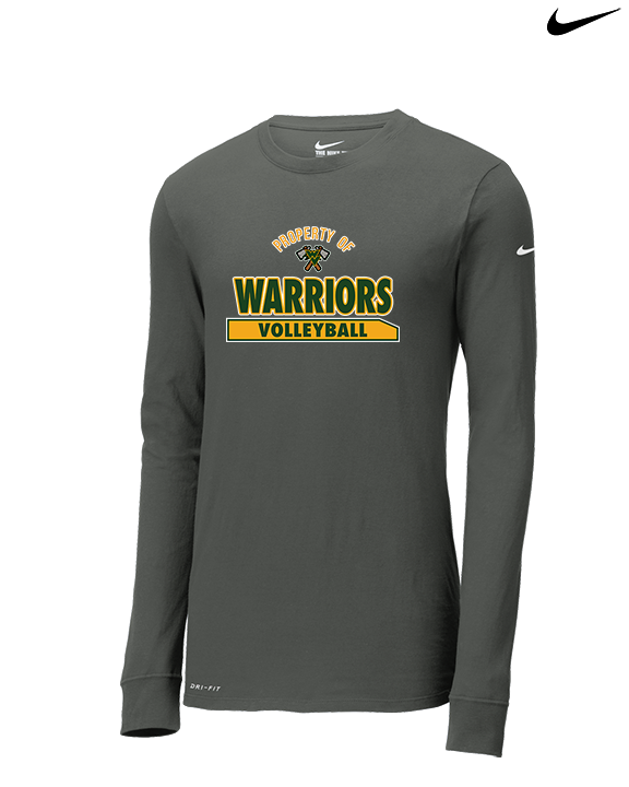 Waubonsie Valley HS Boys Volleyball Property - Mens Nike Longsleeve