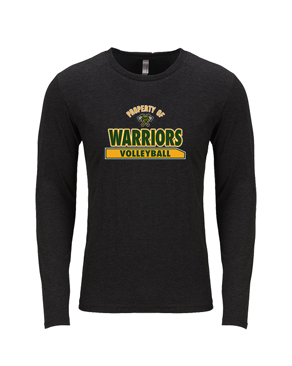 Waubonsie Valley HS Boys Volleyball Property - Tri-Blend Long Sleeve