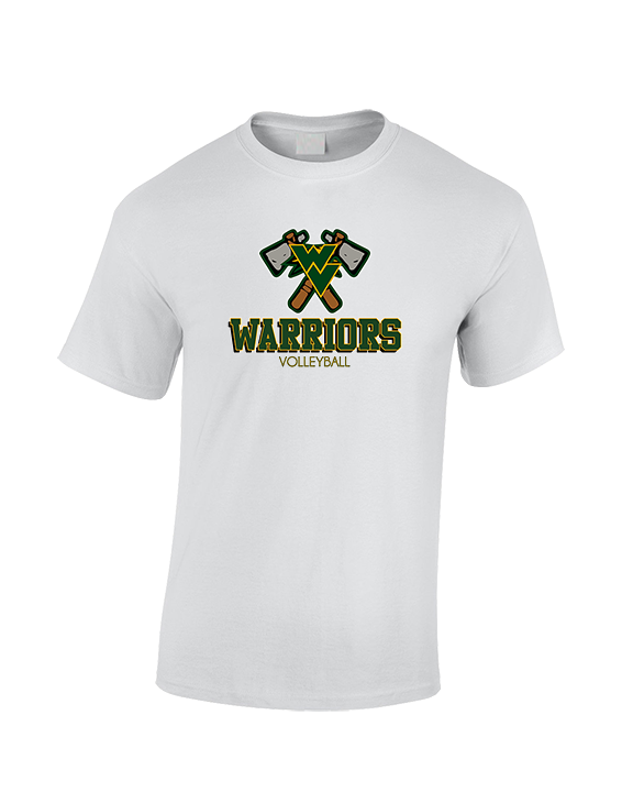 Waubonsie Valley HS Boys Volleyball Shadow - Cotton T-Shirt