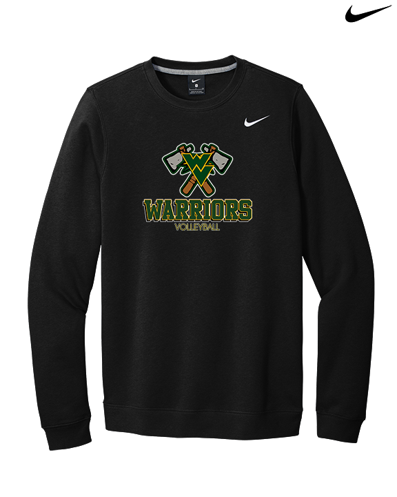 Waubonsie Valley HS Boys Volleyball Shadow - Mens Nike Crewneck