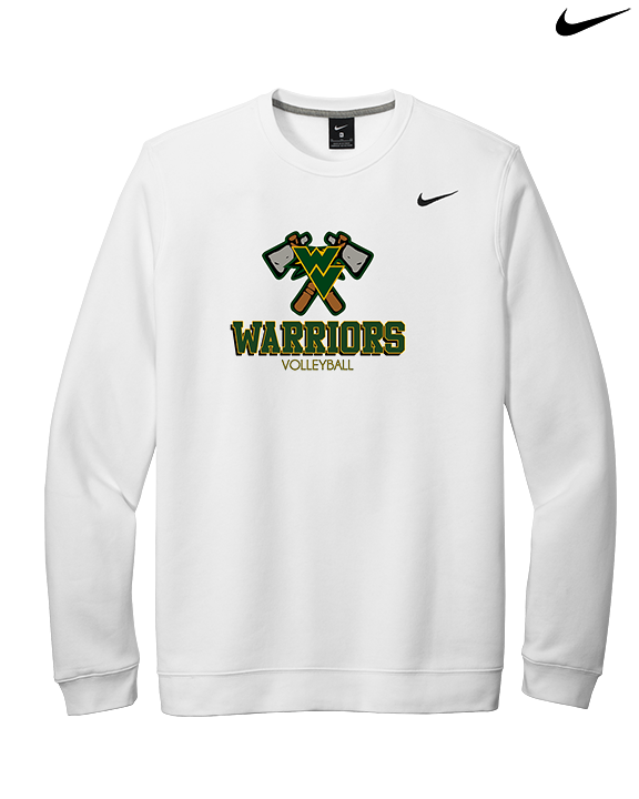 Waubonsie Valley HS Boys Volleyball Shadow - Mens Nike Crewneck