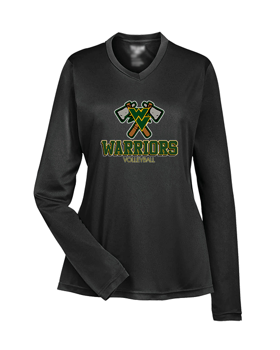 Waubonsie Valley HS Boys Volleyball Shadow - Womens Performance Longsleeve