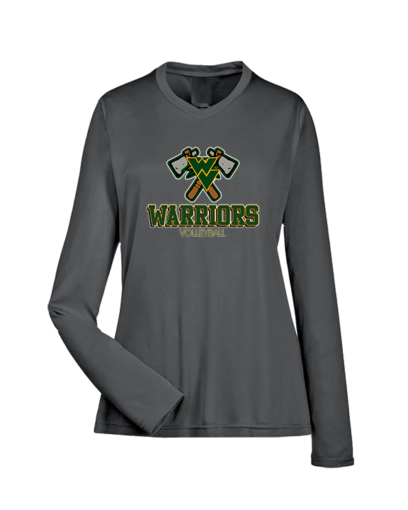 Waubonsie Valley HS Boys Volleyball Shadow - Womens Performance Longsleeve