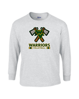 Waubonsie Valley HS Boys Volleyball Stacked - Cotton Longsleeve