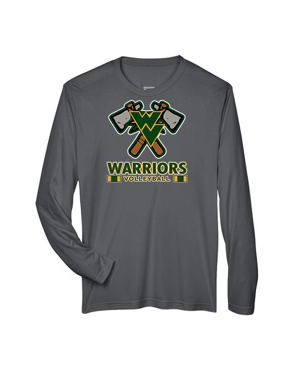 Waubonsie Valley HS Boys Volleyball Stacked - Performance Longsleeve