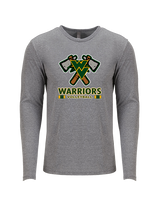 Waubonsie Valley HS Boys Volleyball Stacked - Tri-Blend Long Sleeve