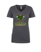 Waubonsie Valley HS Boys Volleyball Stacked - Womens Vneck