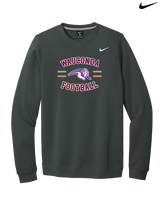 Wauconda HS Football Curve - Mens Nike Crewneck