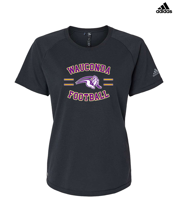 Wauconda HS Football Curve - Womens Adidas Performance Shirt