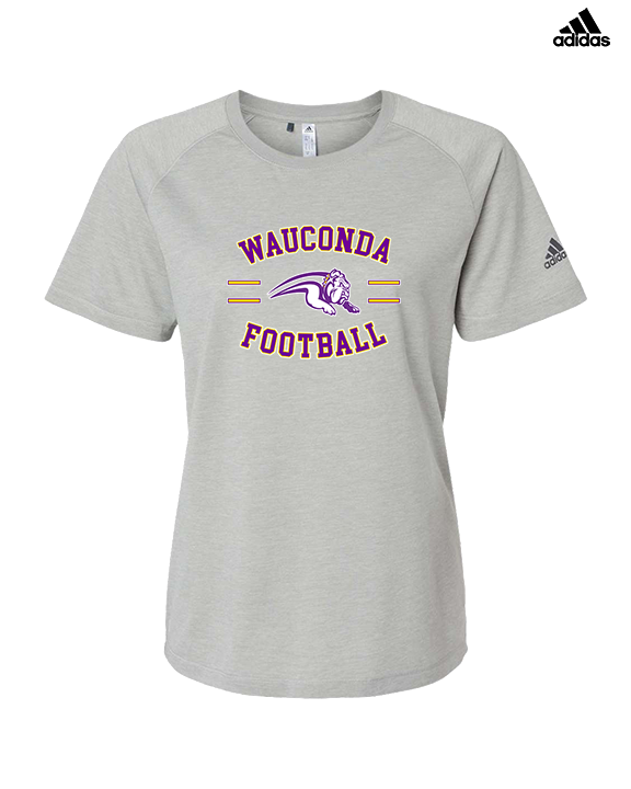 Wauconda HS Football Curve - Womens Adidas Performance Shirt