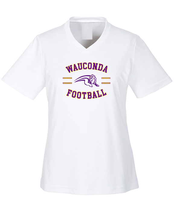 Wauconda HS Football Curve - Womens Performance Shirt