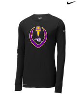 Wauconda HS Football Full Football - Mens Nike Longsleeve