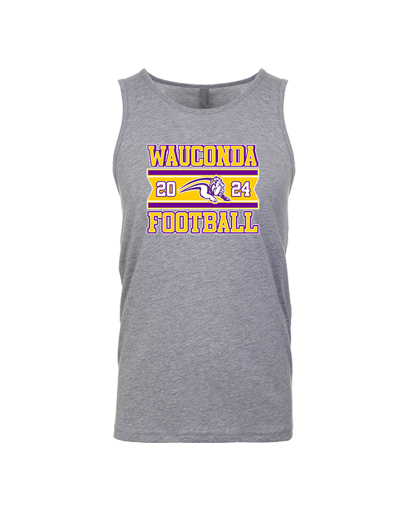 Wauconda HS Football Stamp - Tank Top