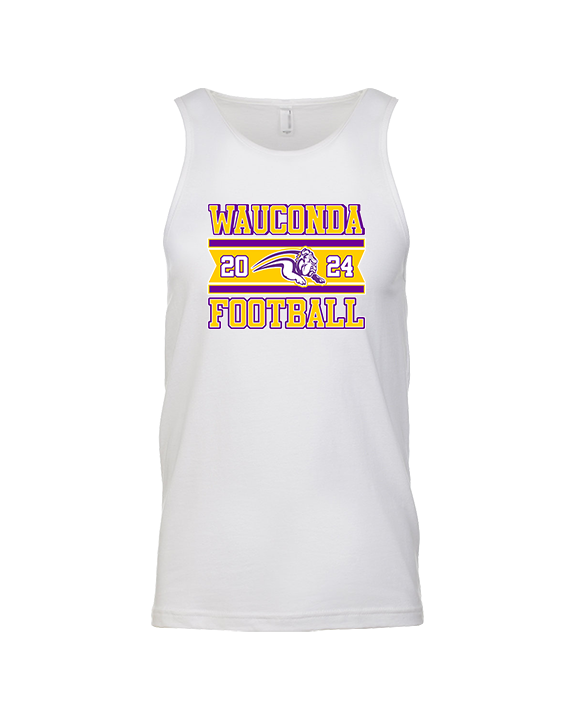 Wauconda HS Football Stamp - Tank Top