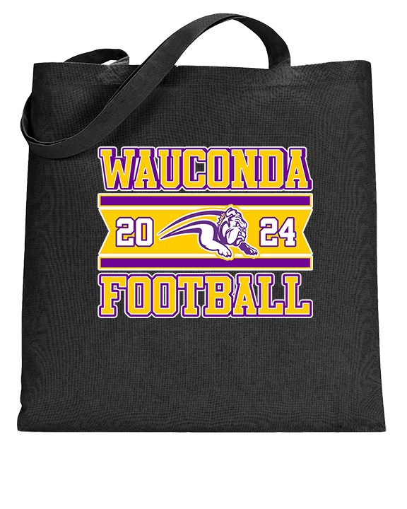 Wauconda HS Football Stamp - Tote