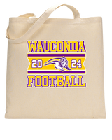 Wauconda HS Football Stamp - Tote