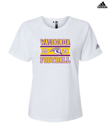 Wauconda HS Football Stamp - Womens Adidas Performance Shirt